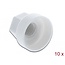 Delock Protective cap hexagon for screw M6 white 10 pieces