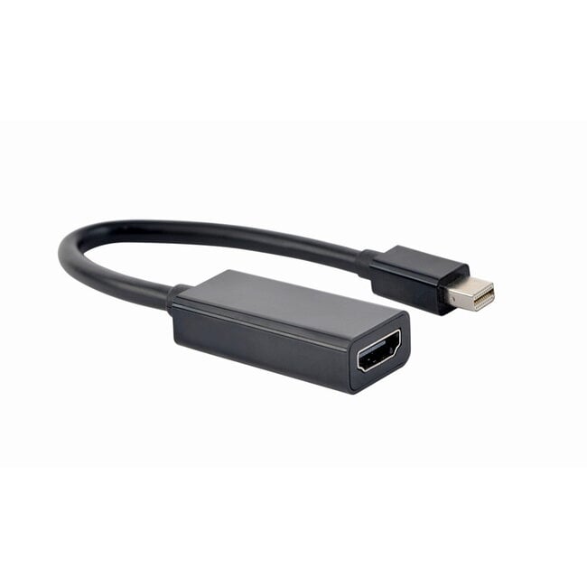 Mini DisplayPort naar HDMI adapterkabel zwart 15 cm