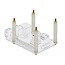 Delock Standoff M4 x M4, hexagon, outside / outside, 90 mm natural 4 pcs