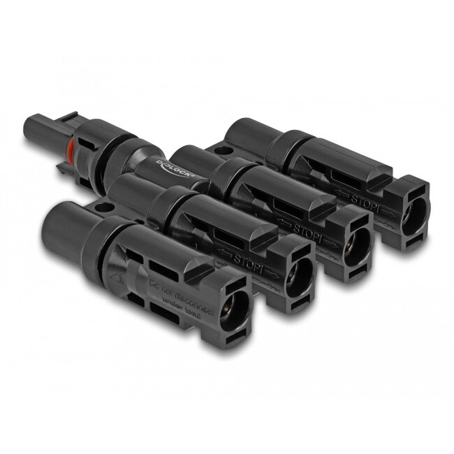 Delock DL4 Solar Connectors 1 x female to 4 x male