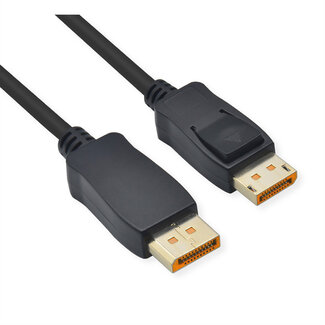 Roline ROLINE DisplayPort-kabel, v2.1, 16K, DP M - M, zwart, 3 m