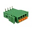 Delock Terminal block set for PCB 4 pin 3.81 mm pitch horizontal