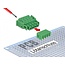 Delock Terminal block set for PCB 4 pin 3.81 mm pitch horizontal