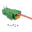 Delock Terminal block set for PCB 4 pin 3.81 mm pitch horizontal
