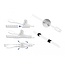 Delock Cable Management Set 5 pieces
