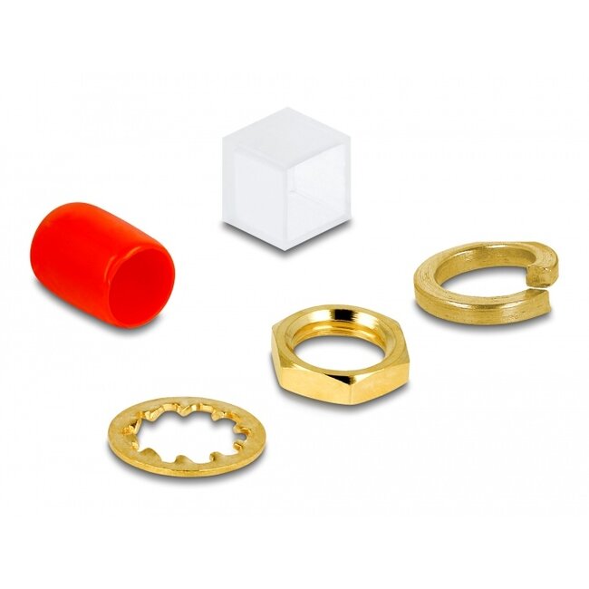 Delock SMA Jack 90° PCB Thread length 16 mm