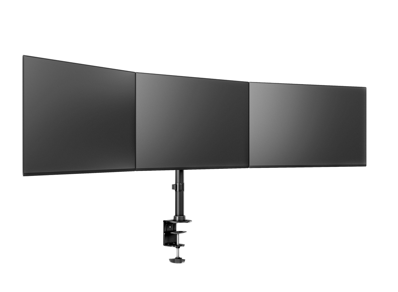 Multibrackets - Monitorstandaard - Deskmount Basic Triple - Bureau montage - 3 schermen - zwart