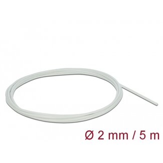 DeLOCK Delock Fiberglass Sleeving 5 m x 2 mm white