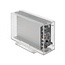 Delock External Dual Enclosure for 2 x 3.5″ SATA HDD with USB Type-C™ female transparent - tool free