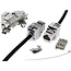 InLine® RJ45 Jack keystone module, Cat.6a,