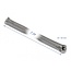Delock Braided Sleeve with zip fastener heat-resistant 1 m x 30 mm grey