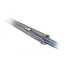 Delock Braided Sleeve with zip fastener heat-resistant 1 m x 30 mm grey
