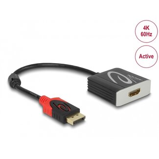 DeLOCK Delock Active DisplayPort 1.4 to HDMI Adapter 4K 60 Hz (HDR)