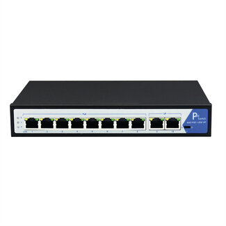 Value VALUE PoE+ Gigabit Ethernet Switch, 8+2 Ports