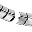 Delock Mounting element for cable duct 75 x 45 mm 5 pieces silver