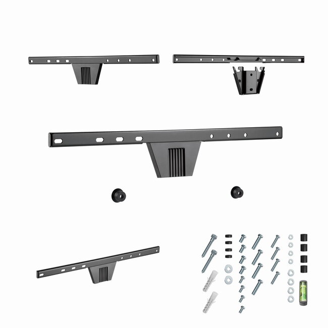 Slimline TV muurbeugel 37'-80' (vast)