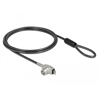 Navilock Navilock Laptop Security Cable with Key Lock for HP Nano slot - Carbon steel cable