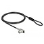 Navilock Laptop Security Cable with Key Lock for HP Nano slot - Carbon steel cable