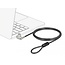 Navilock Laptop Security Cable with Key Lock for HP Nano slot - Carbon steel cable