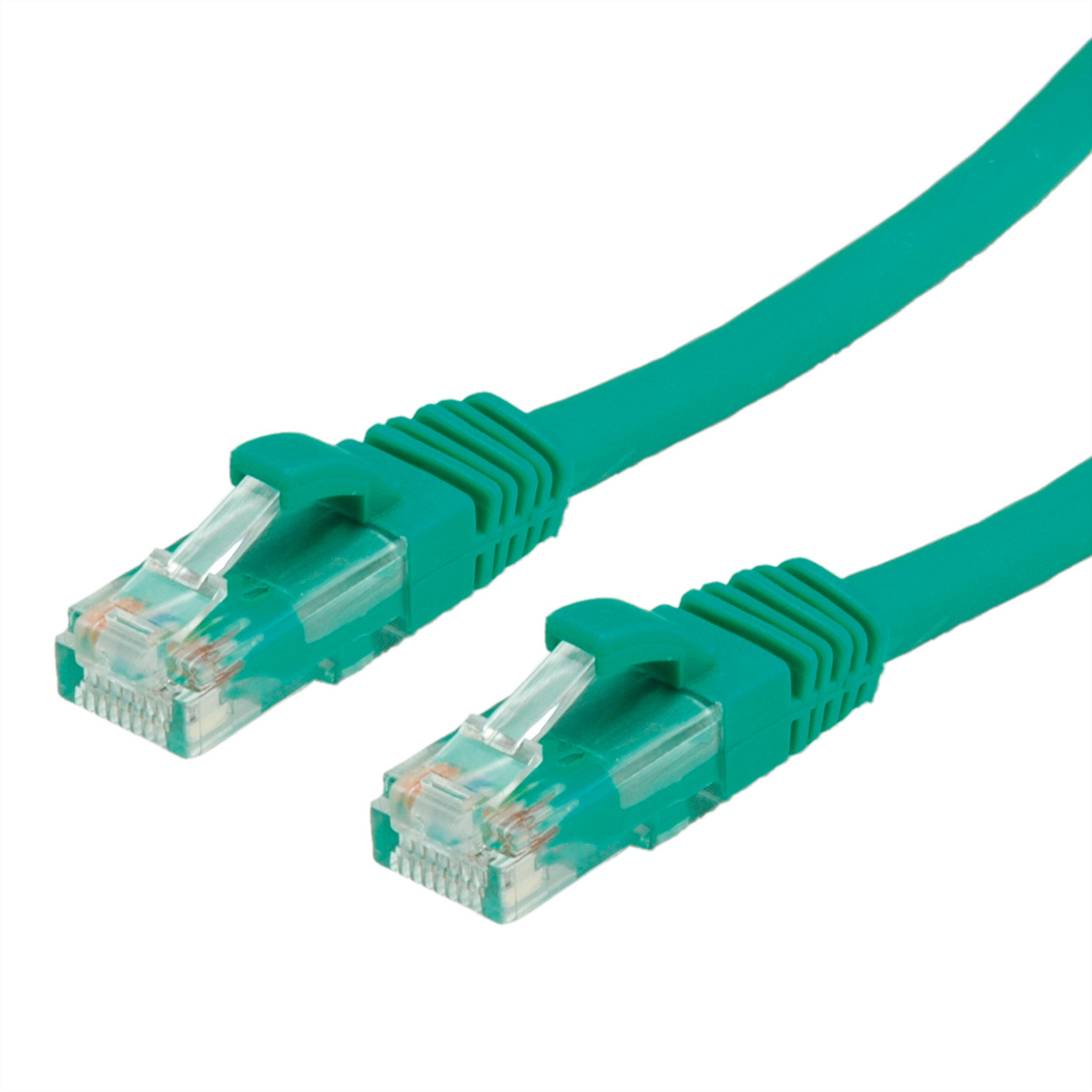 Roline Value UTP Patchkabel Cat.6, LS0H, groen, 10m. Snoerlengte: 10 m, Kabel standaard: Cat6, Kabelafscherming: U/UTP (UTP), Aansluiting 1: RJ-45, Aansluiting 2: RJ-45, Contact ge