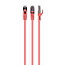 FTP Cat6 patchkabel, 3 m, roze