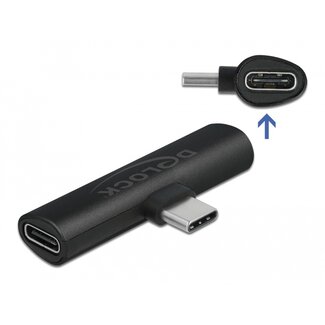 DeLOCK Delock Adapter USB Type-C™ to 2 x USB Type-C™ PD black