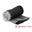 Delock EMI Shielding braided sleeve with hook-and-loop fastener heat resistant 1 m x 25 mm black