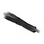 Delock EMI Shielding braided sleeve with hook-and-loop fastener heat resistant 1 m x 25 mm black