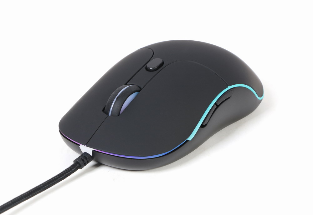 6-knops optische muis met gekleurde verlichting, USB |