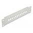 Delock 10″ Fiber Optic Patch Panel 12 Port for SC Simplex / LC Duplex 1U grey