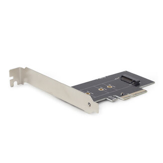 Gembird PCIe insteekkaart M.2 SSD adapter, met extra low-profile bracket