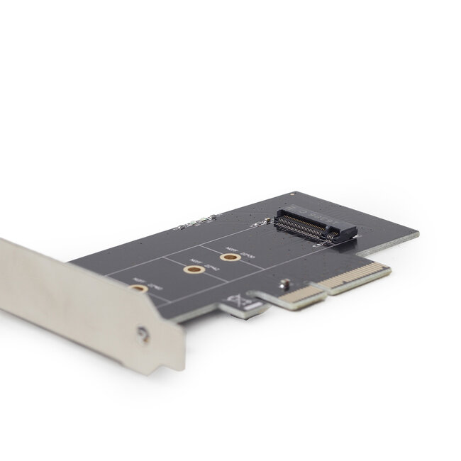 PCIe insteekkaart M.2 SSD adapter, met extra low-profile bracket