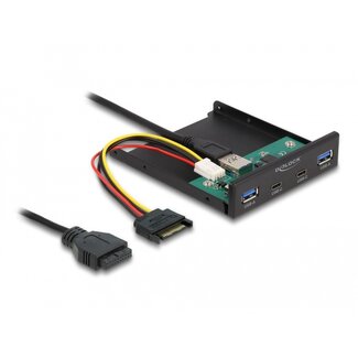 DeLOCK Delock 3.5″ USB 5 Gbps Front Panel 2 x USB Type-C™ + 2 x USB Type-A