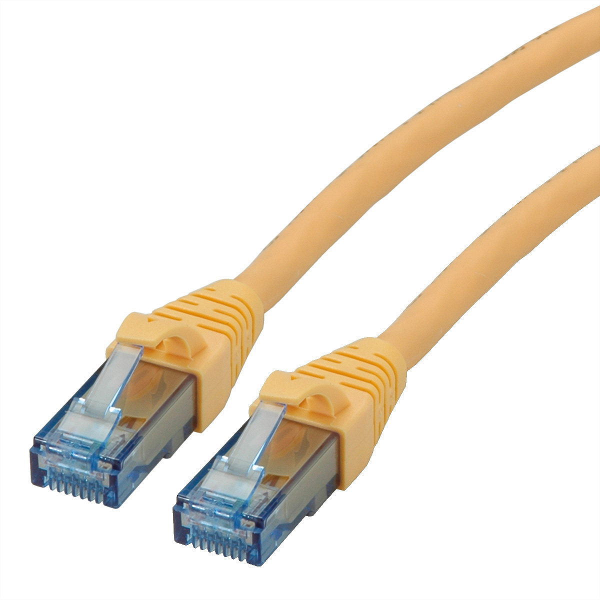 Roline ROLINE 21152720. Snoerlengte: 0,5 m, Kabel standaard: Cat6a, Kabelafscherming: U/UTP (UTP), Aansluiting 1: RJ-45, Aansluiting 2: RJ-45, Contact geleider materiaal: Goud, Ove