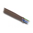 Delock Braided Sleeve rodent resistant stretchable 2 m x 19 mm brown