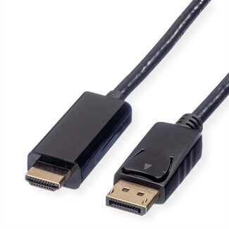 Roline ROLINE DisplayPort Kabel DP - UHDTV, M/M, zwart, 5 m