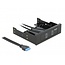 Delock USB 3.0 Front Panel 2 Port with internal 19 Pin USB 3.0 Pin Header