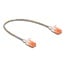 Delock RJ45 Network Cable Cat.6A U/UTP Slim 0.3 m transparent