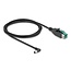 Delock PoweredUSB cable male 12 V to DC 5.5 x 2.1 mm male angled 2 m