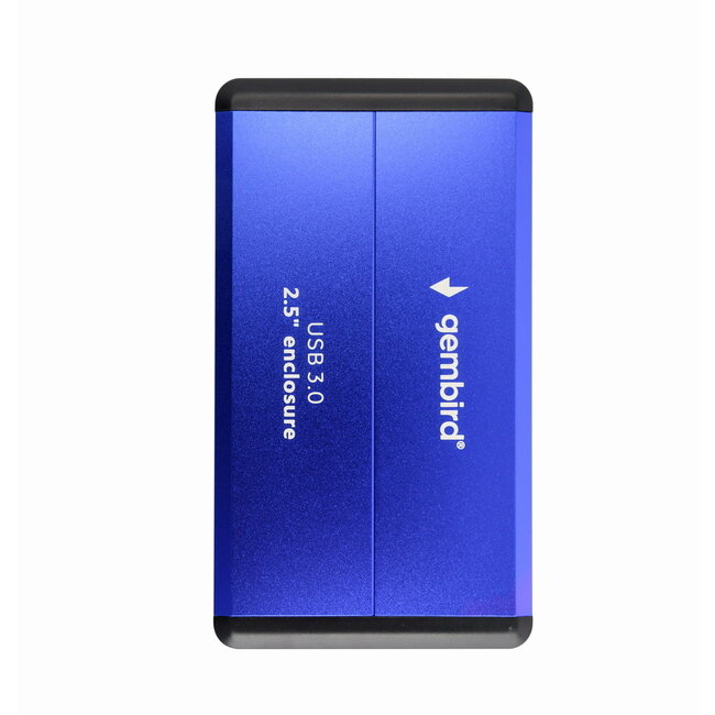 Externe HDD behuizing 2.5' SATA USB3.0 blauw