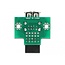 Delock USB Pin Header female > 2 x USB 2.0 Type-A female - up