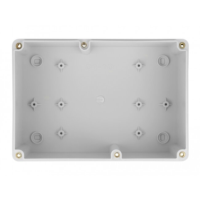 Delock Installation housing with cable entries 180 x 125 x 90 mm grey