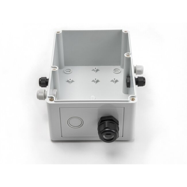 Delock Installation housing with cable entries 180 x 125 x 90 mm grey