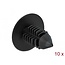 Delock Fir tree clip black 10 pieces