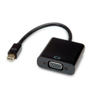 Value VALUE Mini DisplayPort-VGA Adapter, Mini DP Male - VGA Female