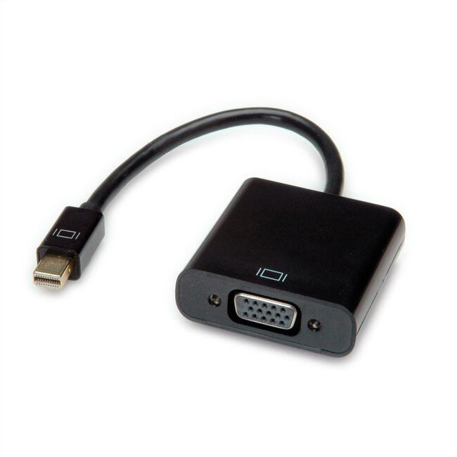 VALUE Mini DisplayPort-VGA Adapter, Mini DP Male - VGA Female