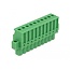 Delock Terminal block set for DIN rail 10 pin with screw lock