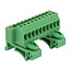 Delock Terminal block set for DIN rail 10 pin with screw lock