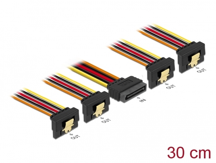 DeLOCK 60167 0.3m interne stroomkabel