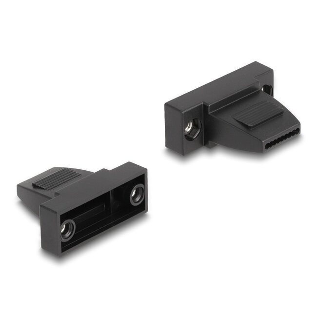 Delock D-Sub Housing for 9 pin male / female plastic housing for flat cable